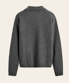 Polo manga longa Tricô Lã - CASHMERE
