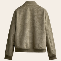 JAQUETA BOMBER EFEITO SUEDE