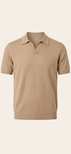 Polo sem botão toque Cashmere