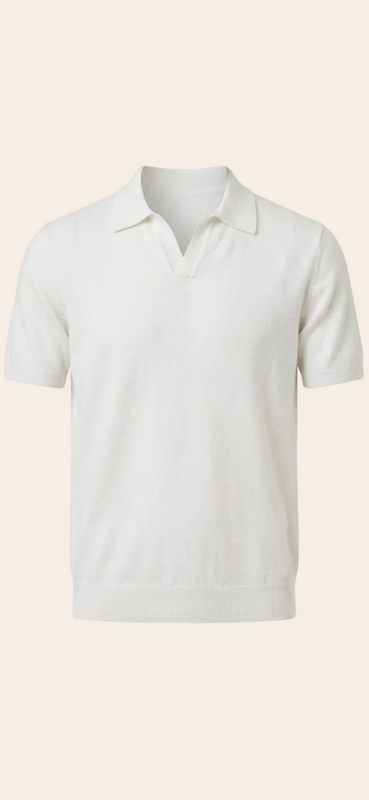 Polo sem botão toque Cashmere