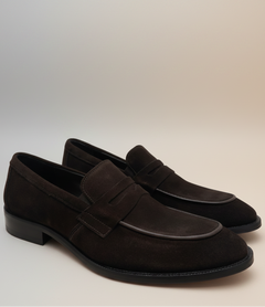 Loafer Junno Camurça Café